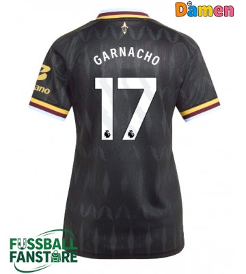Aston Villa Alejandro Garnacho #17 Replik Auswärtstrikot Damen 2026-27 Kurzarm